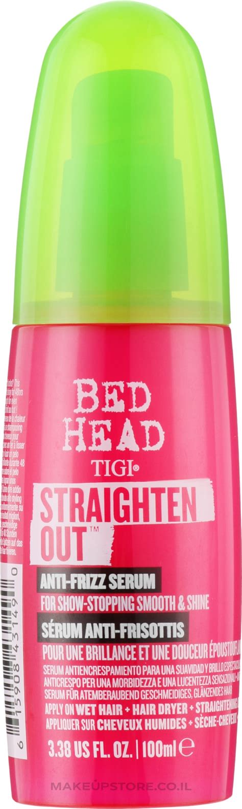 Tigi Bed Head Straighten Out Anti Frizz Serum Hair Straightening