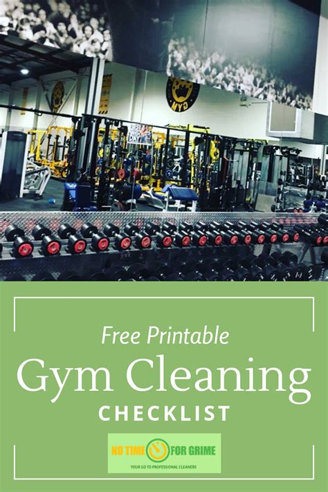 No More Guessing On Which Areas To Keep Clean On Your Gym Download