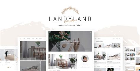 Landyland V Responsive Clean Blog Magazine Theme JOJOThemes