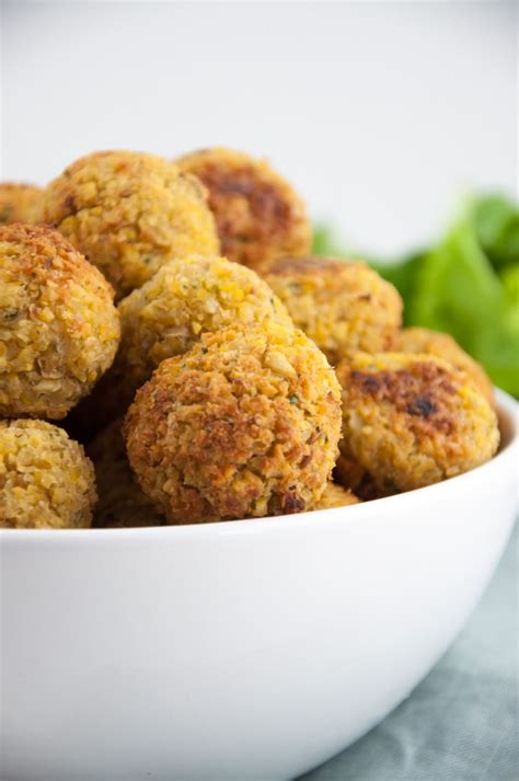 Oven Baked Falafel Balls Recipe Freezer Friendly Elephantastic Vegan