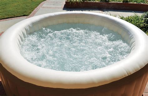 Details About Intex Purespa 77 Inch 4 Person Inflatable Round Hot Tub Spa With Bubble Jets