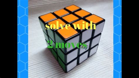 How To Solve A Rubiks Cube In 2 Moves Youtube