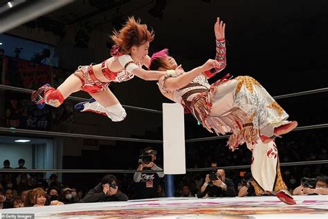 Girls Of All Women Japanese Wrestling Group Show Off Their Moves