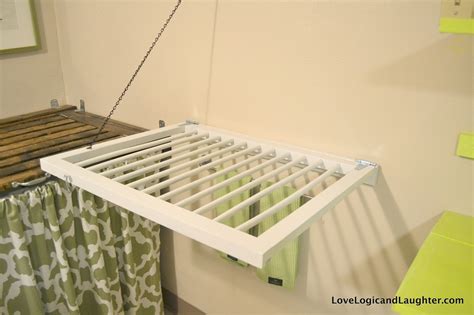 Any friends out there got some tips and tricks to using a drying rack more efficiently? diy Wall Folding Drying Rack | Logic & Laughter