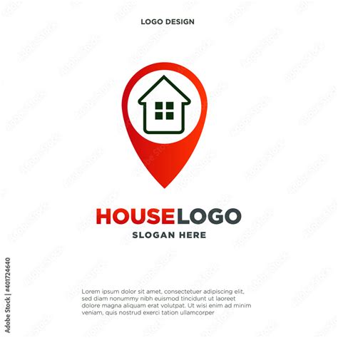 Pin House Logo Designs Concept Vector Nature Home Logo Symbol Home