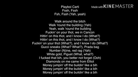 Playboi Carti Cancun Lyrics Youtube