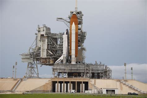 Esa Space Shuttle Atlantis On Launch Pad 39a