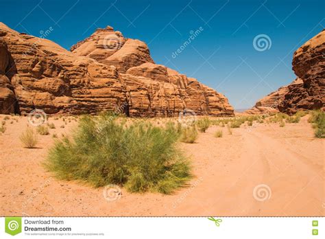 Wadi Rum Desert Landscape Valley Of The Moon Jordan Middle East