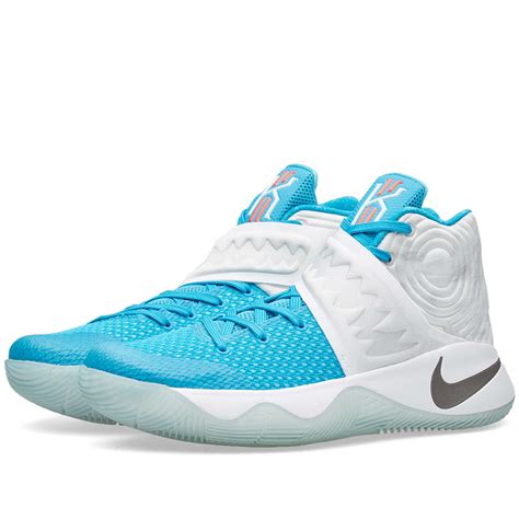 Leads team to victory over jazz. Nike Kyrie 2 'Christmas' White, Obsidian & Blue Lagoon | END.