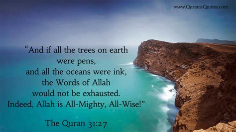 17935 quotes have been tagged as wisdom: #46 The Quran 31:27 (Surah Luqman) - Quranic Quotes