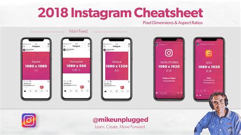 253 Instagram Sizing Cheatsheet Pixel Dimensions And Aspect Ratios By