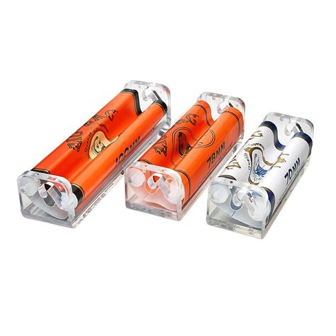 Zig Zag 100mm Orange Cigarette 3 Rollers Machine Zig Zag Roll