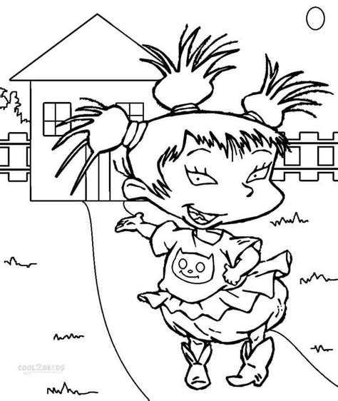 Chuckie Finster From Rugrats Coloring Page Free Printable Coloring