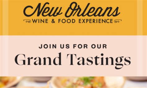 New Orleans Wine And Food Experience 2022 New Orleans Local