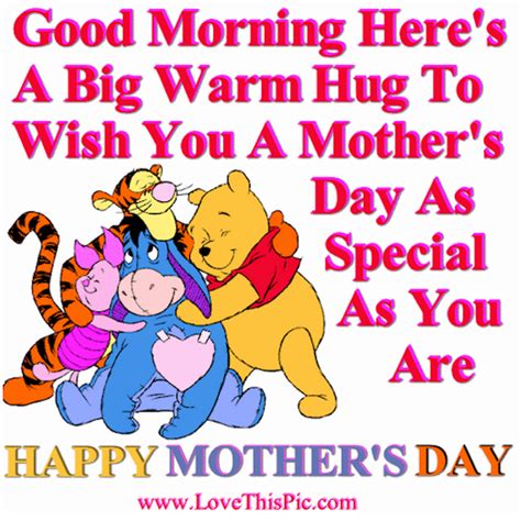 For a friend who has given birth to a child and become a mother, the funny mothers day wishes can be sent to make her feel more special. Good Morning Happy Mothers Day Pictures, Photos, and Images for Facebook, Tumblr, Pinterest, and ...