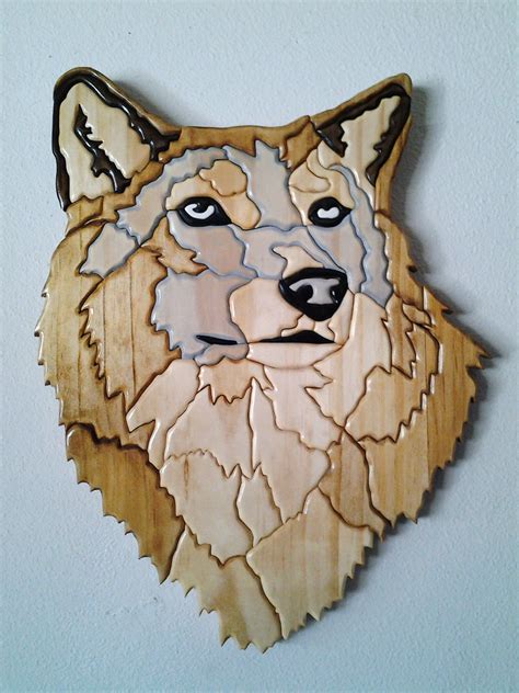 Wolf Intarsia Dremel Projects Cool Diy Projects Scroll Saw Patterns