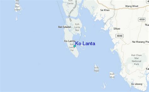 Ko Lanta Tide Station Location Guide