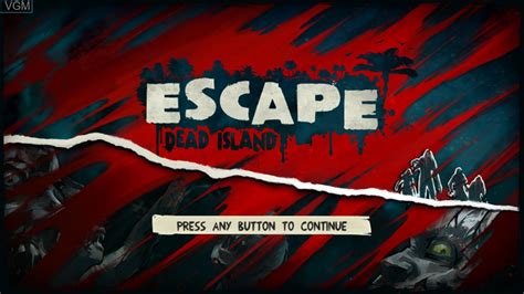 Escape Dead Island For Sony Playstation 3 The Video Games Museum