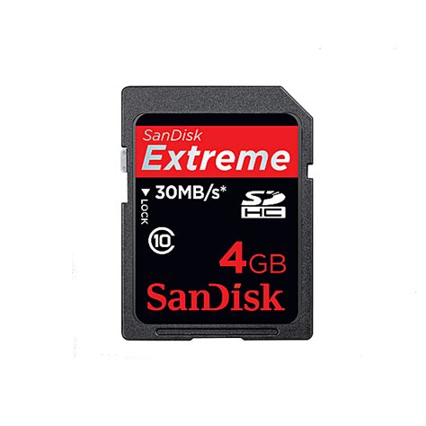 Sandisk Extreme Sdhc Memory Card 8gb