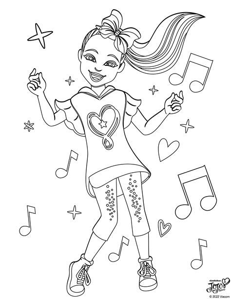 Jojo Siwa Coloring Pages Culturefly