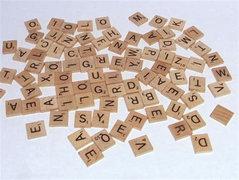 Individual Scrabble Letter Tiles Authentic Scrabble Tiles Etsy