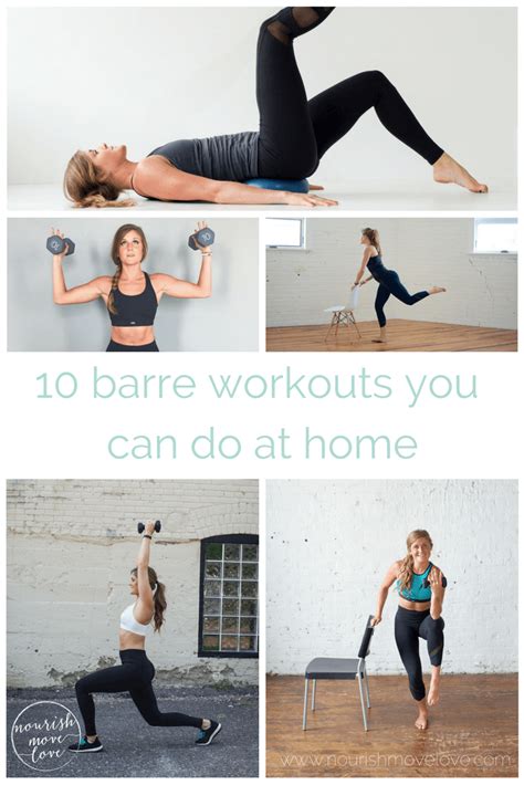 10 Best Barre Workouts At Home Nourish Move Love Barre Workout