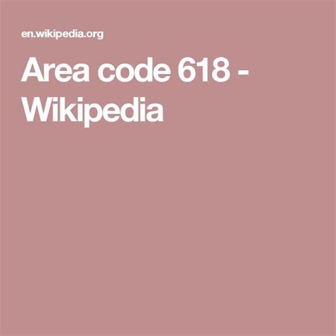 Area Code 618 Wikipedia Area Codes Arrowroot Wikipedia