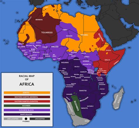 Racial Map Of Africa By Drakithedude On Deviantart