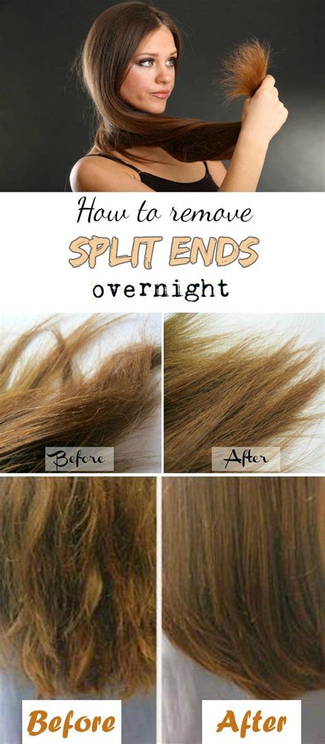 As a bonus, i get a knock at the door and rush off at the very end. ways to get rid of split ends fast 1 | Healthy hair, Hair ...