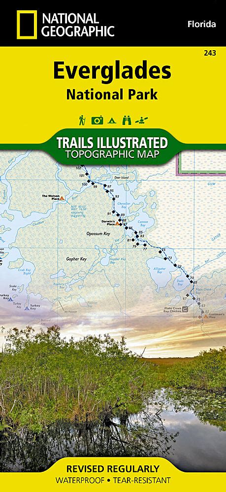 Buy Map Everglades National Park Map 243 By National Geographic Maps