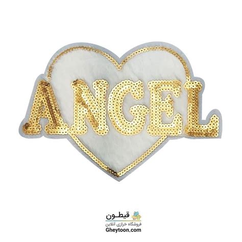 خرید اینترنتی استیکر پولکی قلب Angel در خرازی آنلاین قیطون