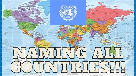 Naming All 196 Countries Youtube