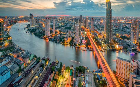 Bangkok Thailand At Night