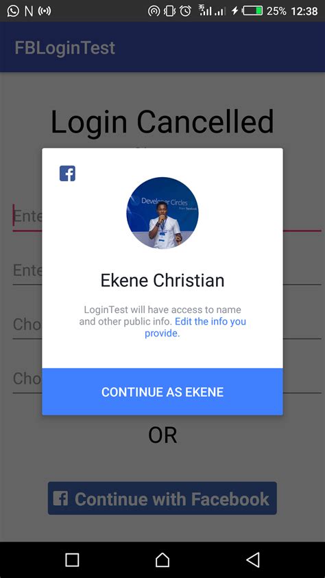 Guides On How To Use Facebook Login Kit On Android Apps — Ekene