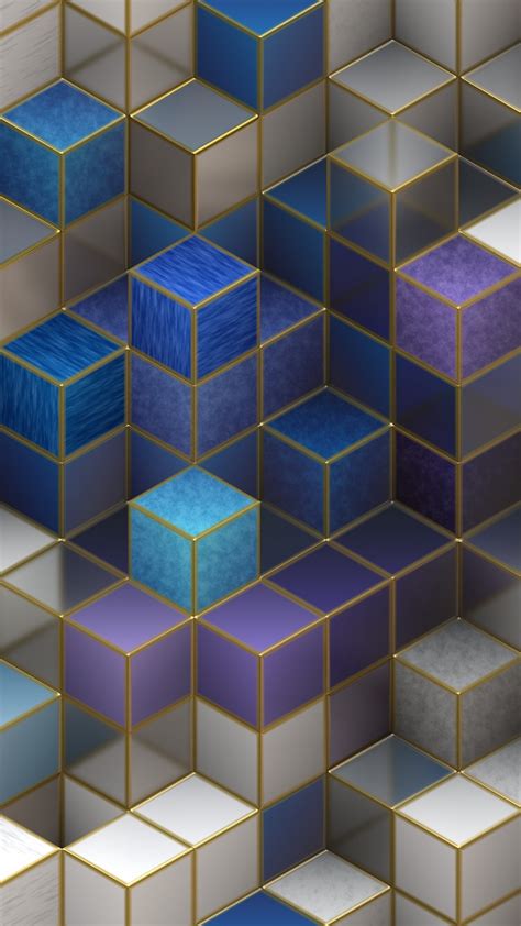 3d Cubes Cubic Square Hd Wallpaper 1080x1920