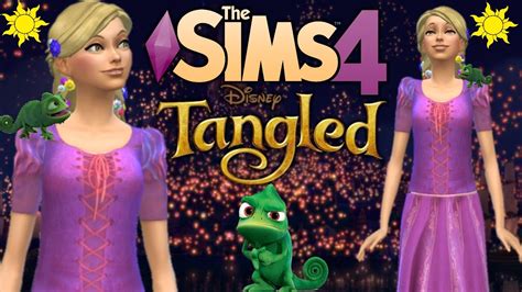 The Sims 4 Create A Sim Rapunzel Tangled Youtube