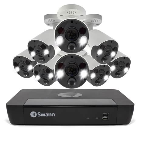 Swann 8 Camera 8 Channel 4k Nvr Security System With 2tb Hdd And 8 X 4k