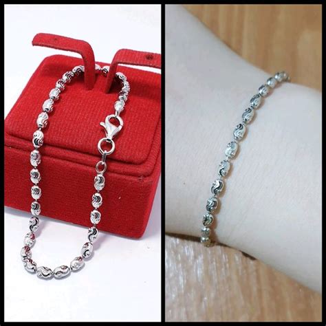 Gelang tangan gold silver 925 sterling silver 925 | elevenia. Jual GELANG TANGAN SILVER 925 LAPIS EMAS PUTIH. PERHIASAN ...