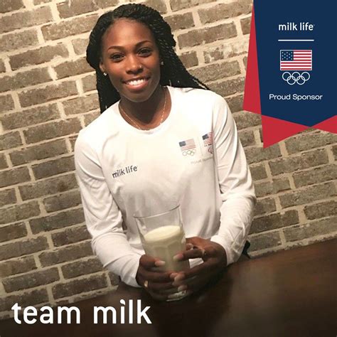 Team Milk Athlete And U S Olympic Athlete In The M Shuna Lasha