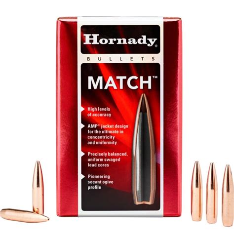 Hornady 22 Cal 224 68gr Bthp Match Bullet 100pk 2278 Dunns