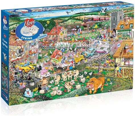 Gibsons Mike Jupp I Love Spring Jigsaw Puzzle 1000 Pieces I