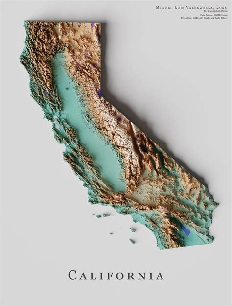 map california lakes topographic map of usa with states gambaran