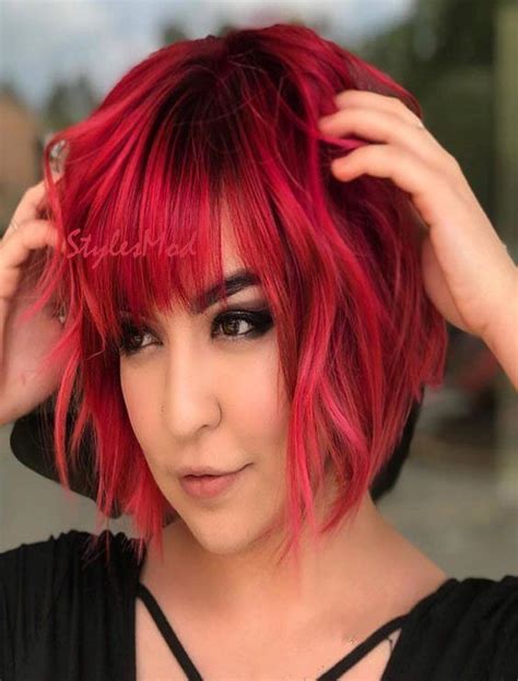 Lovely Red Bob Haircuts For Girls And Women In 2019 Stylesmod Red Bob