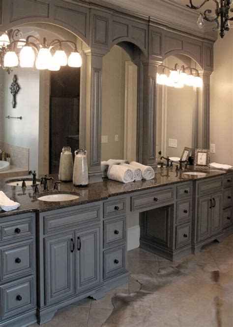 The vanity cabinet you choose sets the tone for your entire bathroom. Subtle Suggestions: Cabinet Refinishing Updates a Master Bath