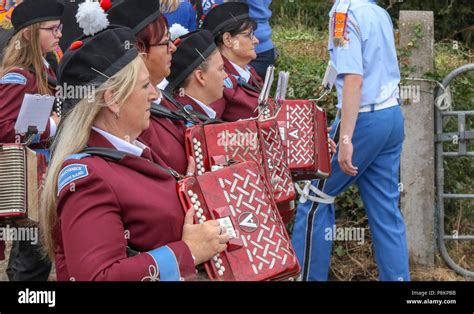 Accordion Band Orange Parade Hi Res Stock Photography And Images Alamy