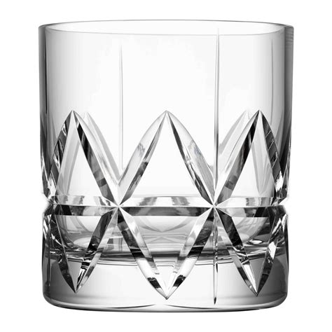 Peak Double Old Fashioned Whiskey Glass 34 Cl 4 Pack Orrefors Royaldesign Fi
