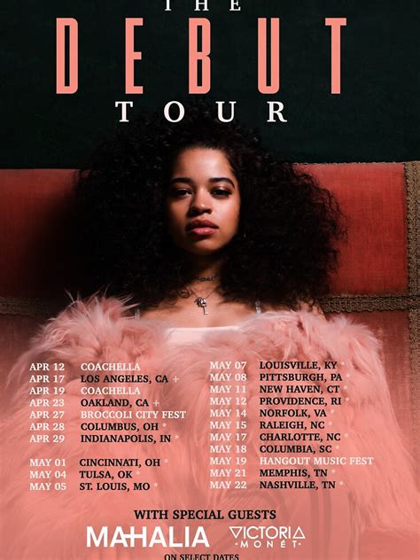 Debut Ella Mai Tour Date T Shirt For Sale By Jdjfhh47883 Redbubble