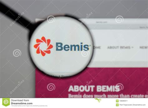 Milan Italy August 10 2017 Bemis Logo On The Website Homep