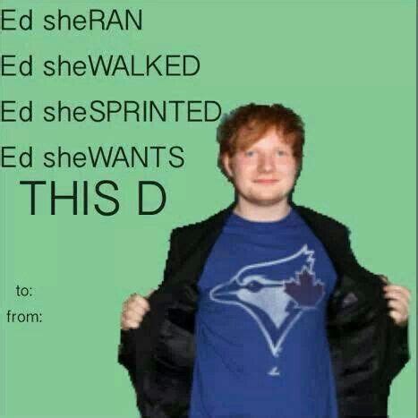 Jun 06, 2021 · ok, ed sheeran, courteney cox, brandi carlile and elton john, that was the most thrilling thing ever. Ed Sheeran valentines | Ed sheeran, Memes, Sayings