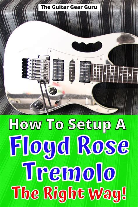 How To Setup A Floyd Rose Tremolo The Right Way Guitar Floyd Rose